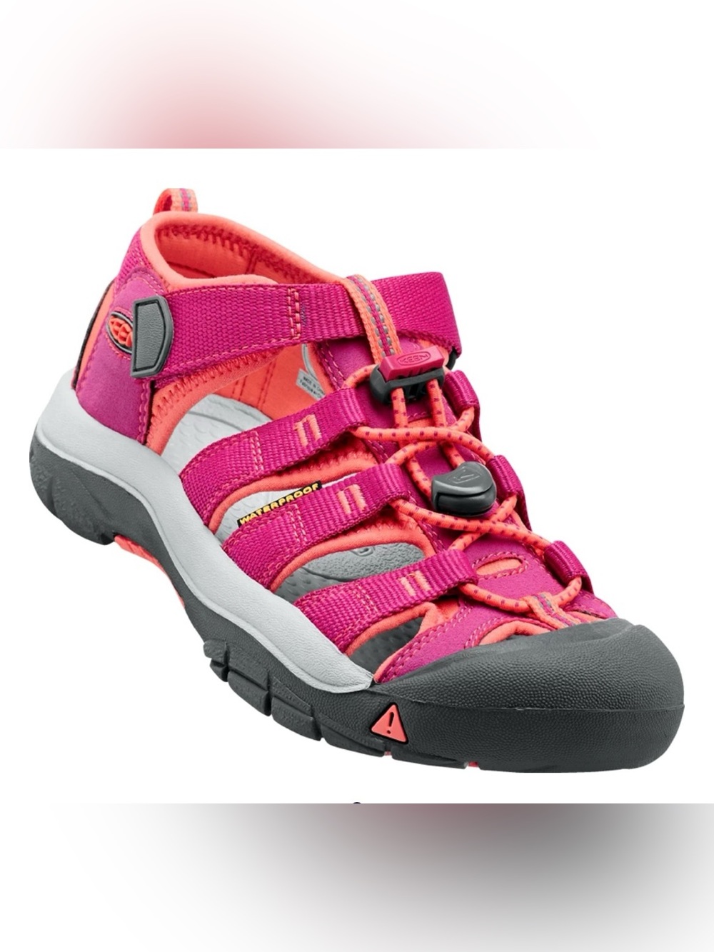 Kids Pink Waterproof Active Sandals